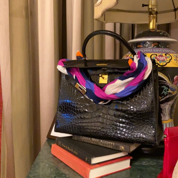 Hermès Kelly 35, Porous Crocodile - Picture 3 of 3